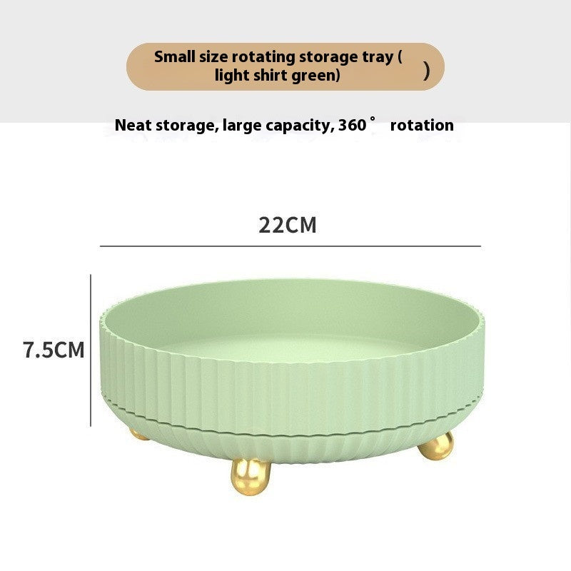 Plastic Cosmetics Rotating Storage Box